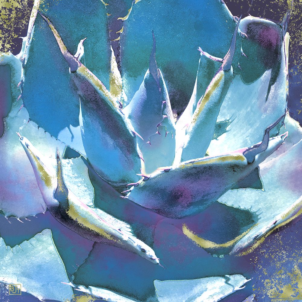 Color Moods: Cactus 5 Gold Type art print by William Tenoever for $57.95 CAD