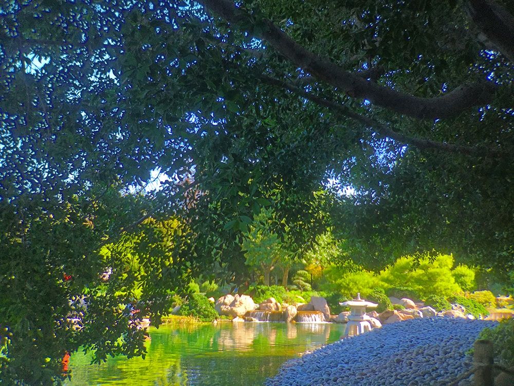 Japanese Friendship Garden III art print by William Tenoever for $57.95 CAD