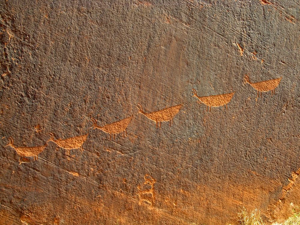 Petroglyphs I art print by William Tenoever for $57.95 CAD