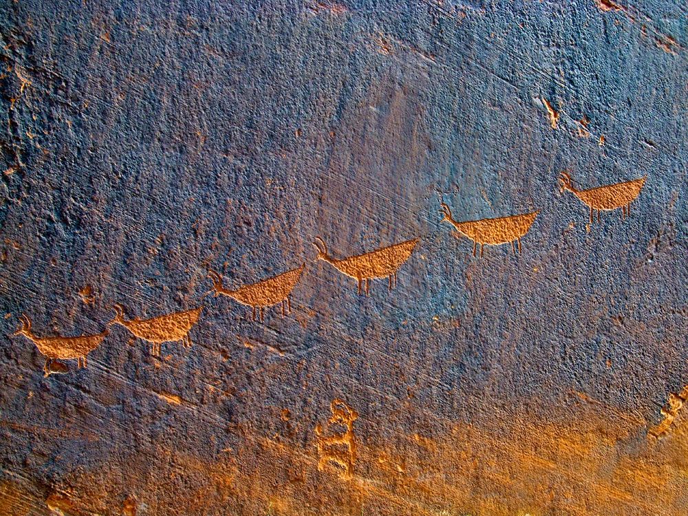 Petroglyphs I art print by William Tenoever for $57.95 CAD