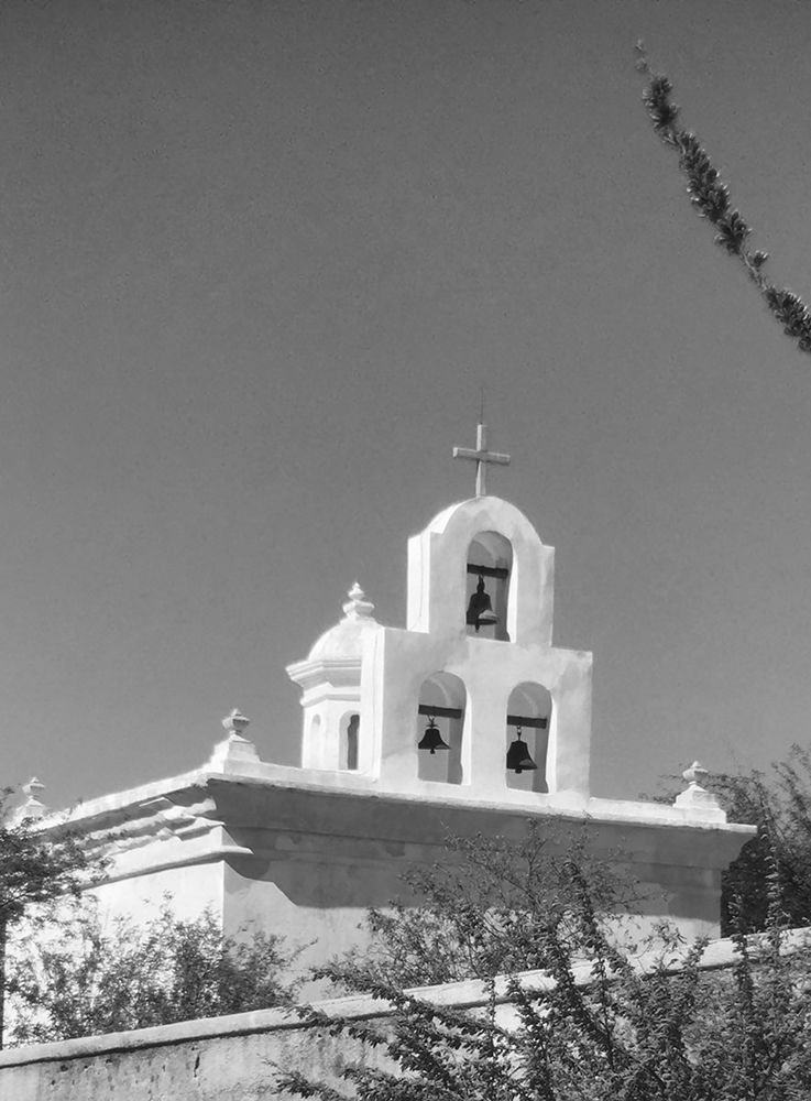 San Xavier Del Bac IV BandW art print by William Tenoever for $57.95 CAD