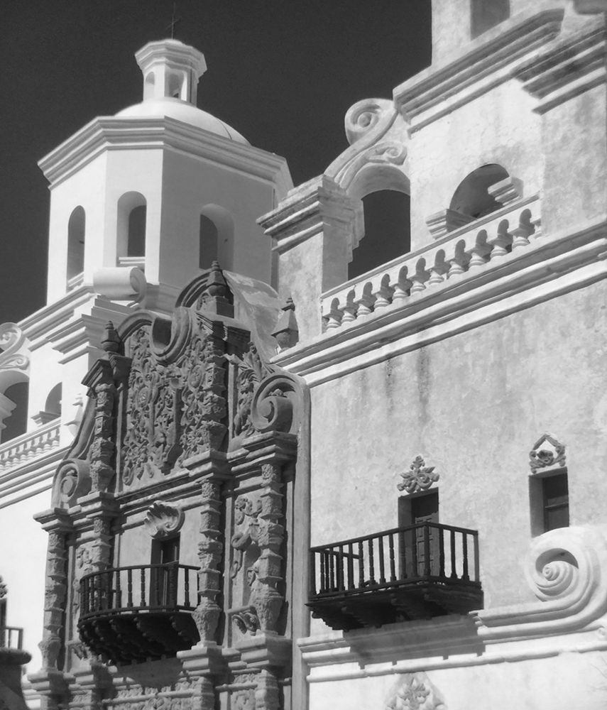 San Xavier Del Bac V BandW art print by William Tenoever for $57.95 CAD