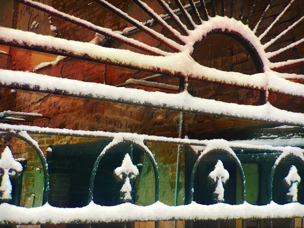 Bartlett Hotel: Iron work II art print by William Tenoever for $57.95 CAD