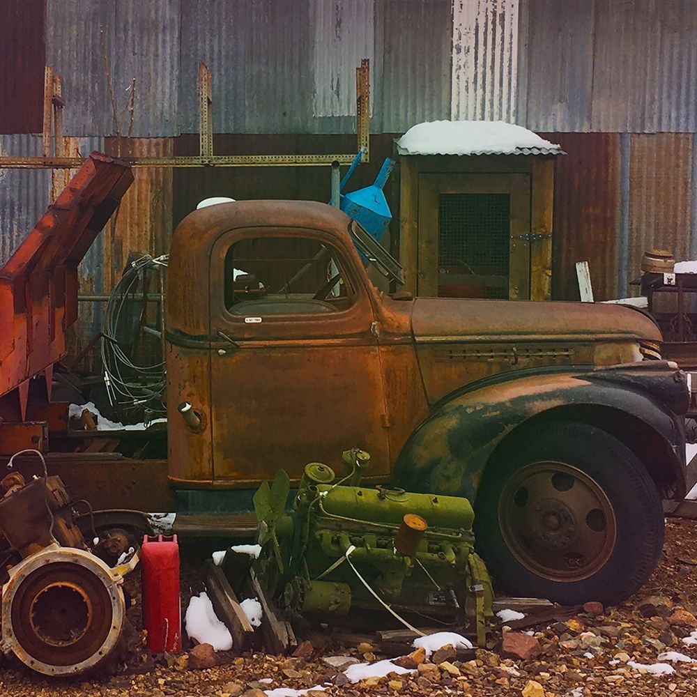 Junkyard B: Color art print by William Tenoever for $57.95 CAD