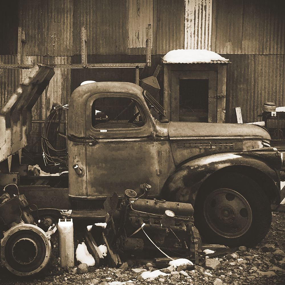 Junkyard D: Sepia art print by William Tenoever for $57.95 CAD