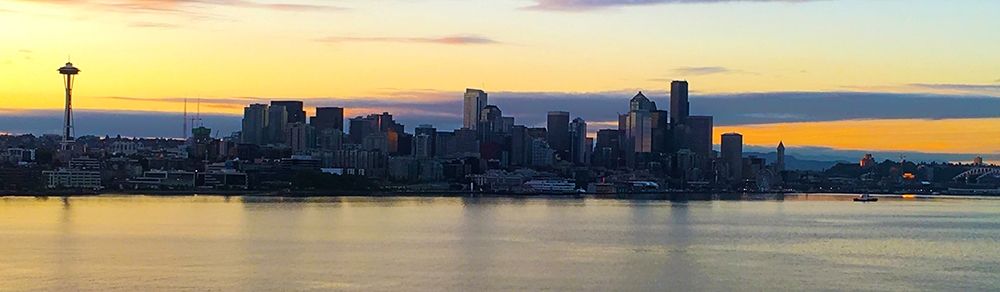 Seattle Skyline art print by William Tenoever for $57.95 CAD
