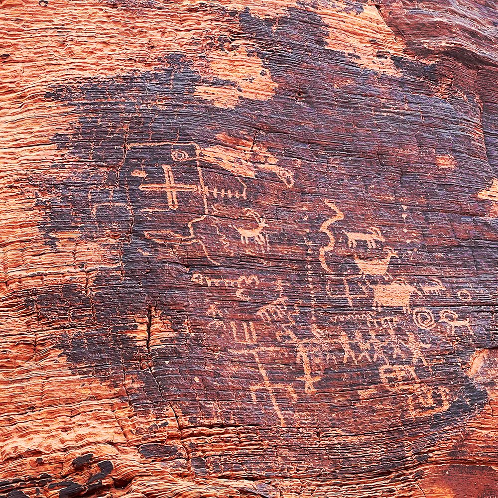 ValleyOfFire:Petroglyphs1 art print by William Tenoever for $57.95 CAD