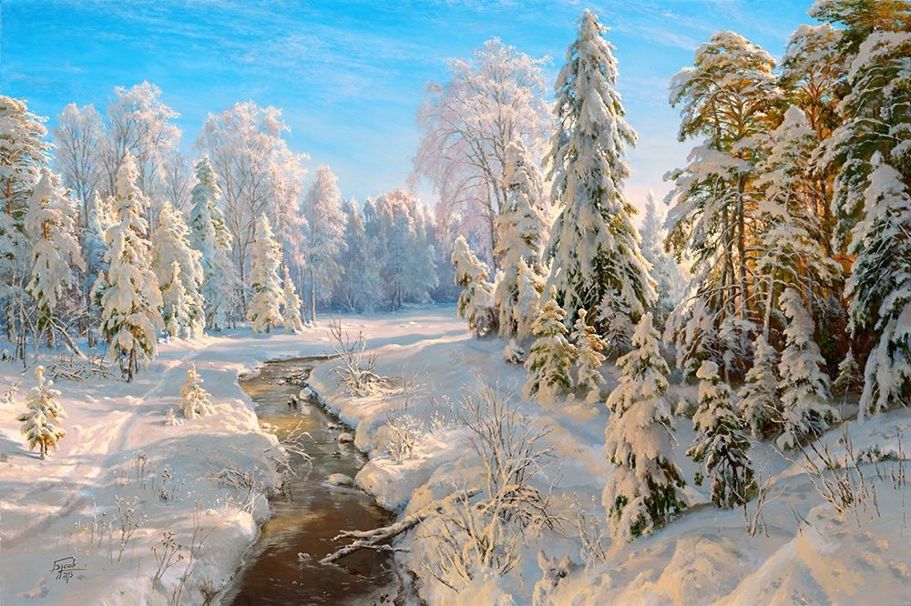 Hoarfrost 2 art print by Sergej Basov for $57.95 CAD