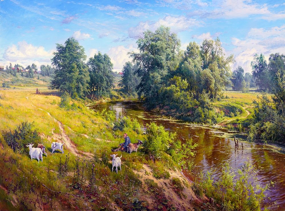 Good day art print by Sergej Basov for $57.95 CAD