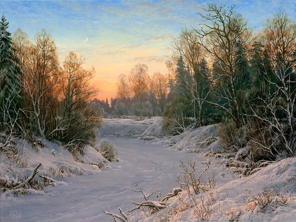 Getting dark art print by Sergej Basov for $57.95 CAD