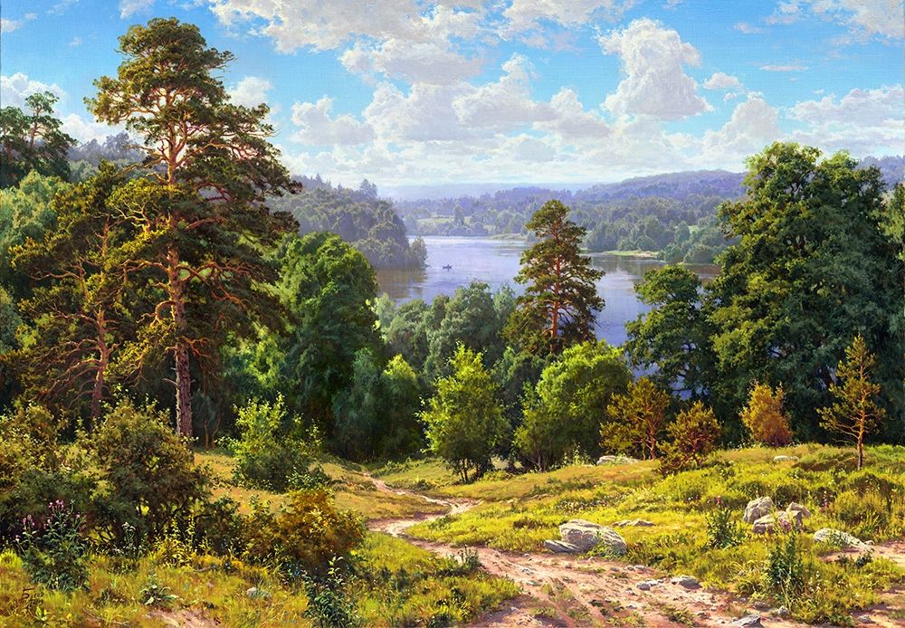 The Landscape art print by Sergej Basov for $57.95 CAD
