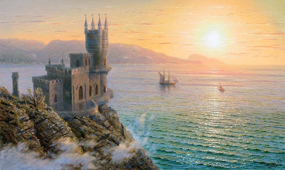 Swallows Nest.Morning art print by Alexander Goryachev for $57.95 CAD