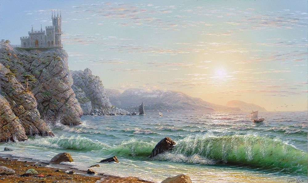 Morning in Crimea art print by Alexander Goryachev for $57.95 CAD