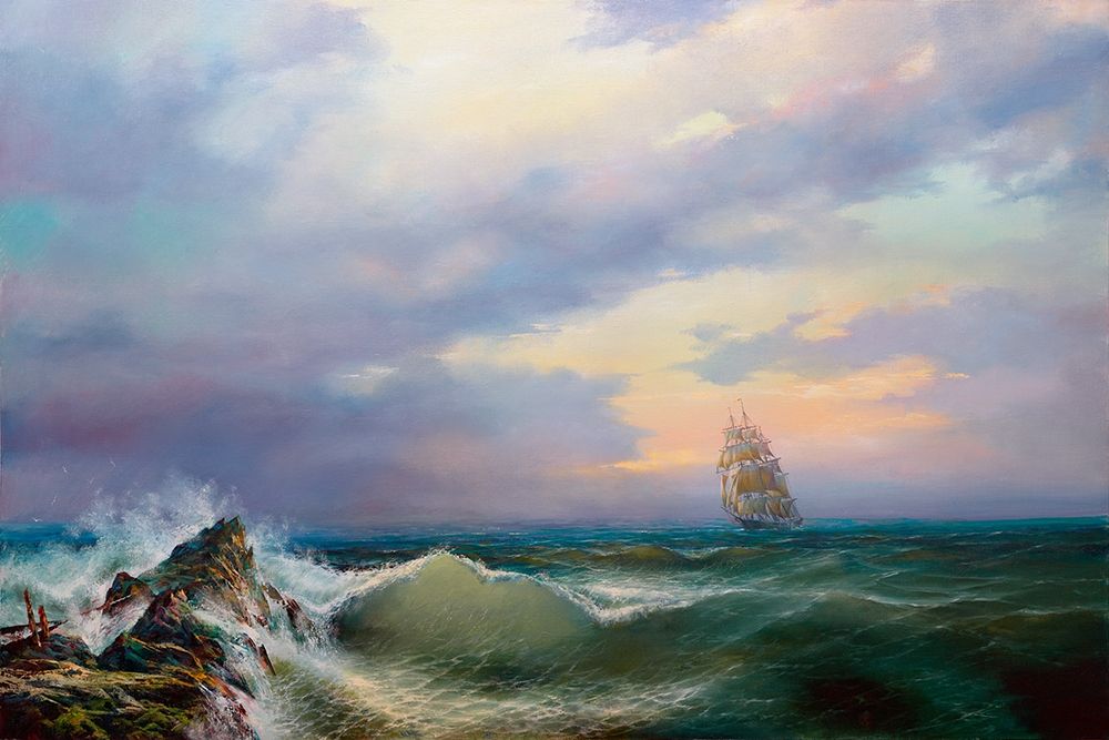 Surf art print by Konstantin Golovin for $57.95 CAD