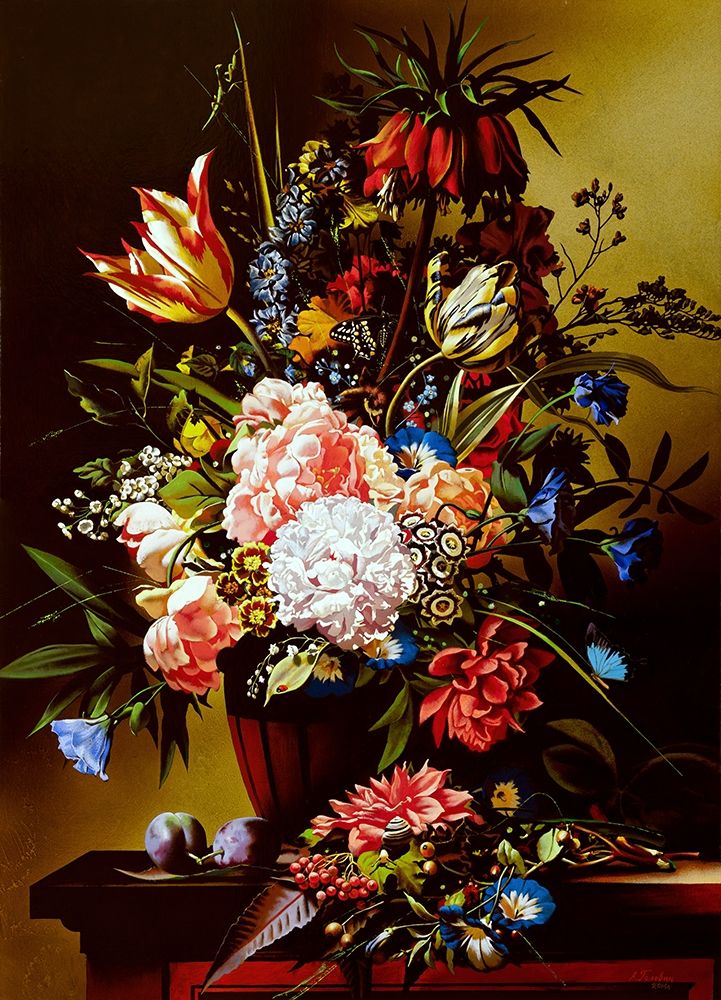 Still-life with a mantis art print by Konstantin Golovin for $57.95 CAD
