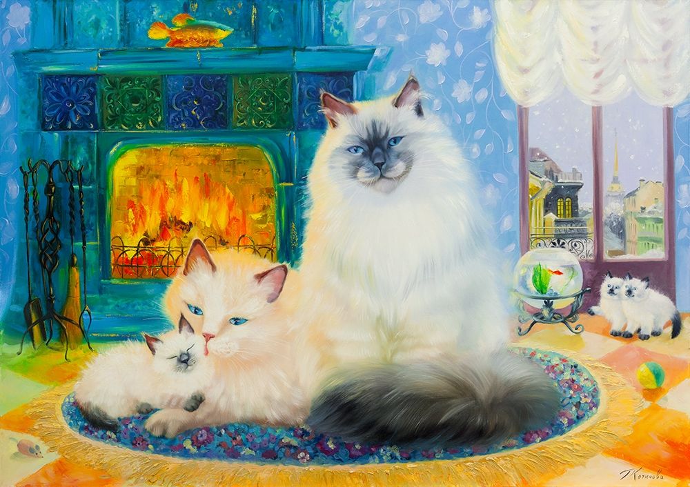 Petersburg evening art print by Galina Kotinova for $57.95 CAD