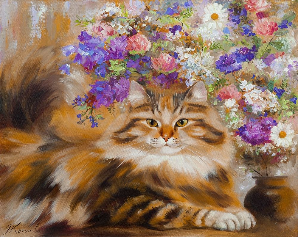 Summer day at the cottage art print by Galina Kotinova for $57.95 CAD