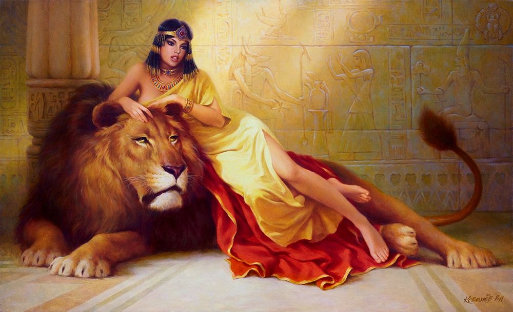Princess of the Egypt art print by Vladimir Kovalev for $57.95 CAD