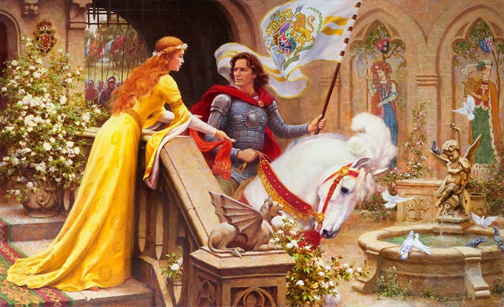 Return of the knight art print by Vladimir Kovalev for $57.95 CAD