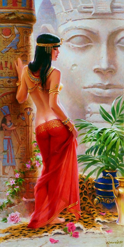 Egypt morning art print by Vladimir Kovalev for $57.95 CAD