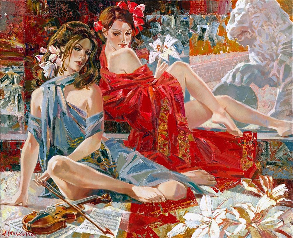 Music lessons art print by Alexey Lashkevich for $57.95 CAD
