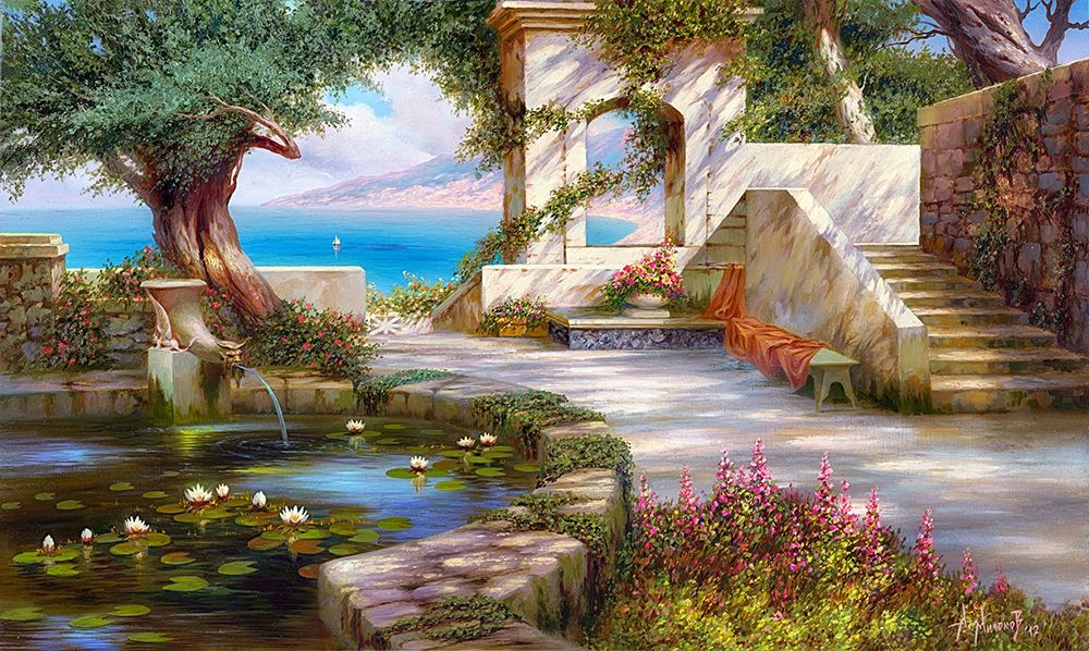 Southern landscape art print by Alexey Milyukov for $57.95 CAD
