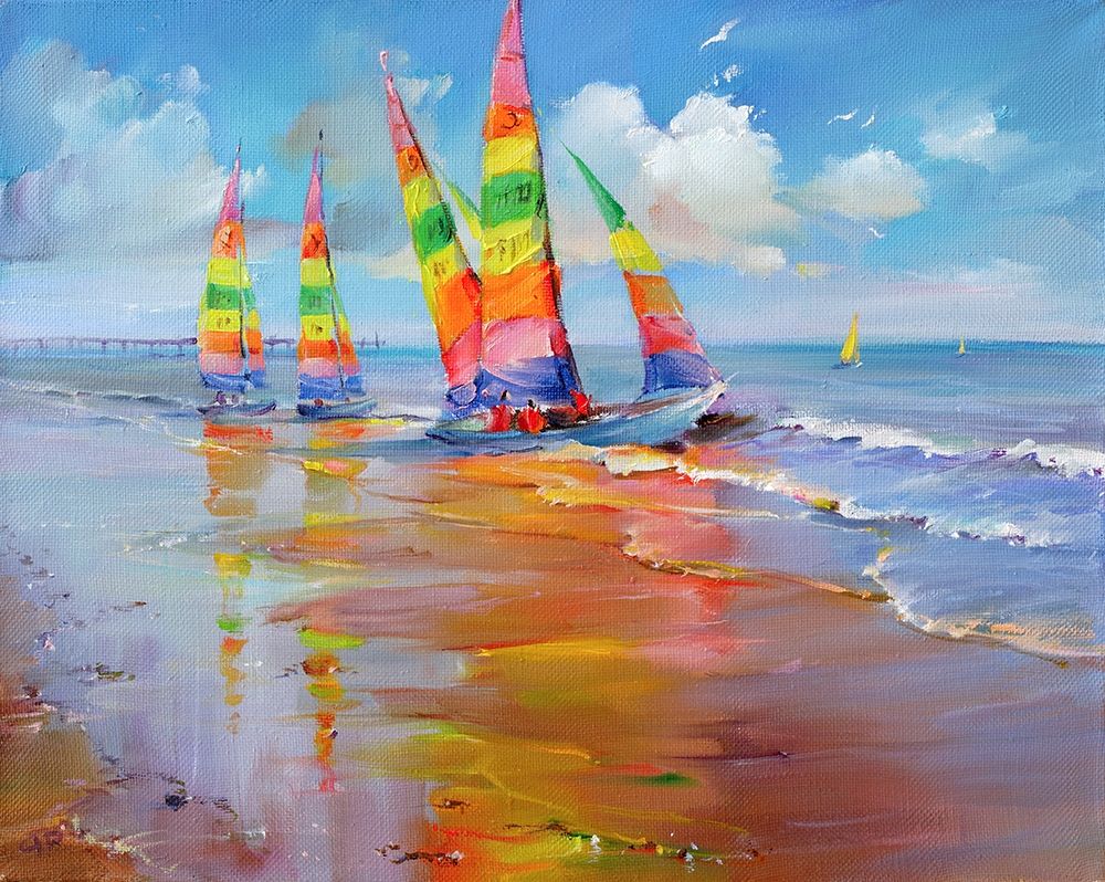Saint Jean de Monts art print by Roman Romanov for $57.95 CAD