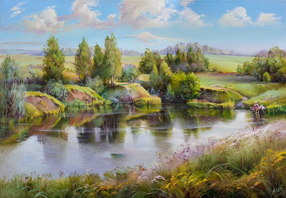 Summer art print by Roman Romanov for $57.95 CAD