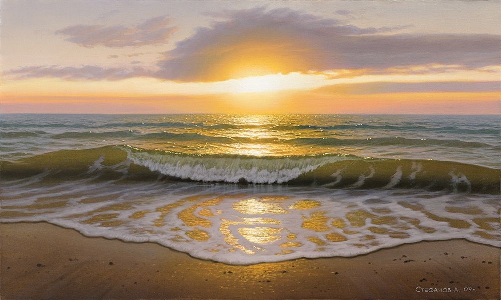 The wave art print by Alexander Stepanov for $57.95 CAD