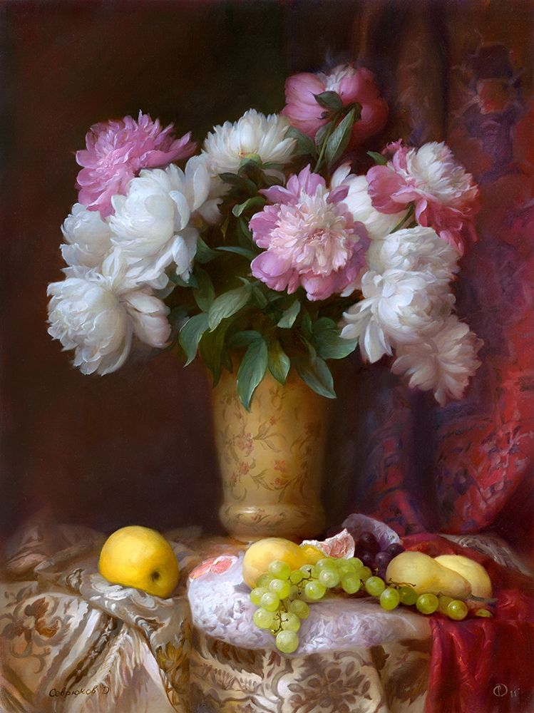 Peonies art print by Dmitry Sevryukov for $57.95 CAD