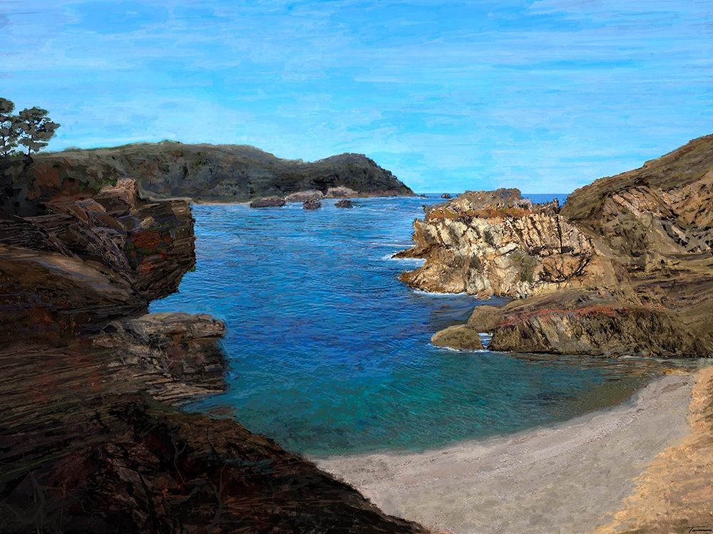 Coastal Inlet II art print by Michael Tienhaara for $57.95 CAD
