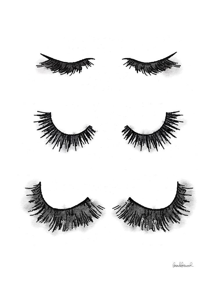 Makeup Lashes art print by Amanda Greenwood for $57.95 CAD
