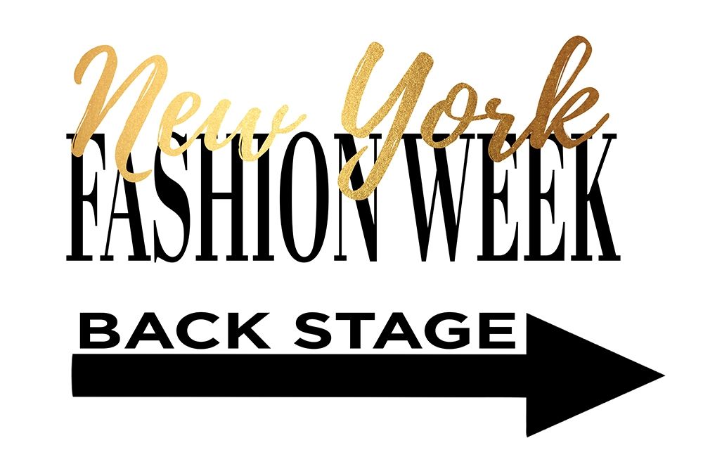 Fashion Week New York Gold art print by Amanda Greenwood for $57.95 CAD