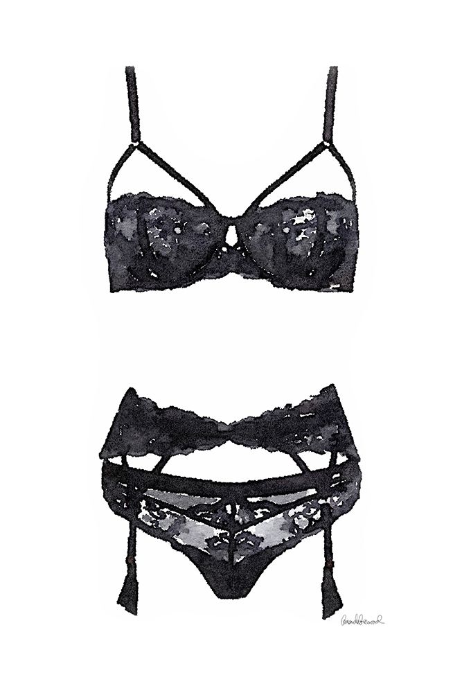 Lingerie I art print by Amanda Greenwood for $57.95 CAD
