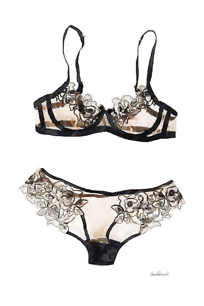 Lingerie V art print by Amanda Greenwood for $57.95 CAD