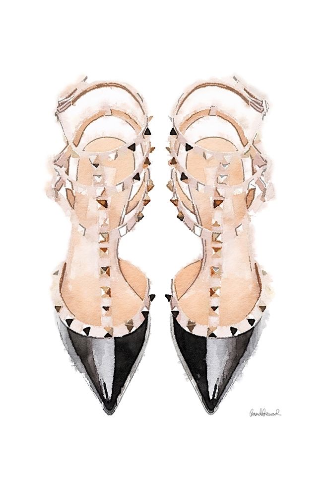 Black Stud Shoes art print by Amanda Greenwood for $57.95 CAD