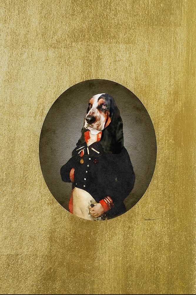 Classic Basset Hound art print by Amanda Greenwood for $57.95 CAD
