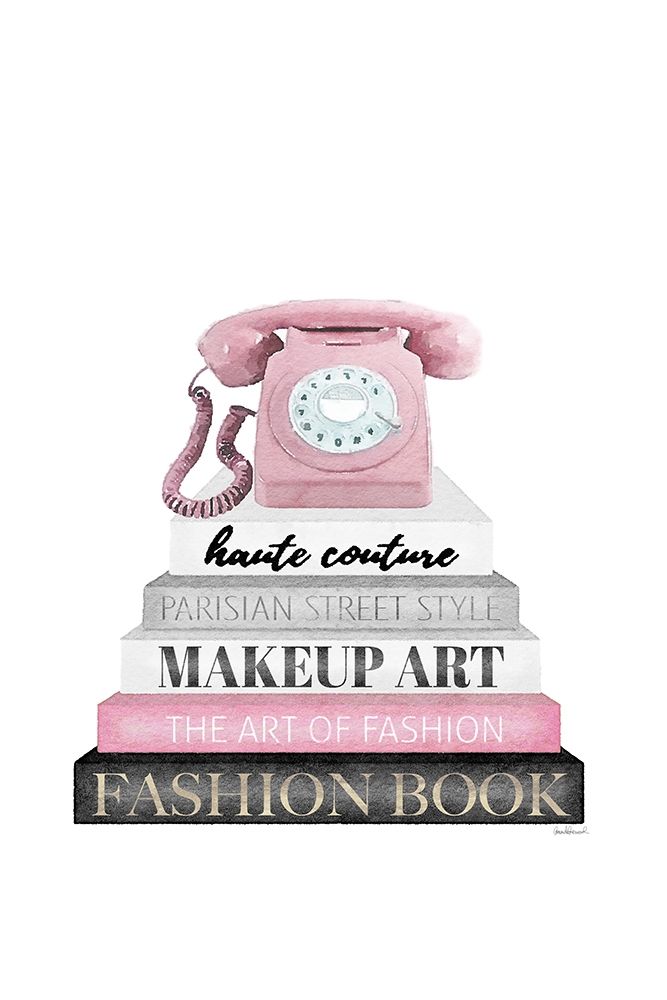 Telephone Bookstack II art print by Amanda Greenwood for $57.95 CAD