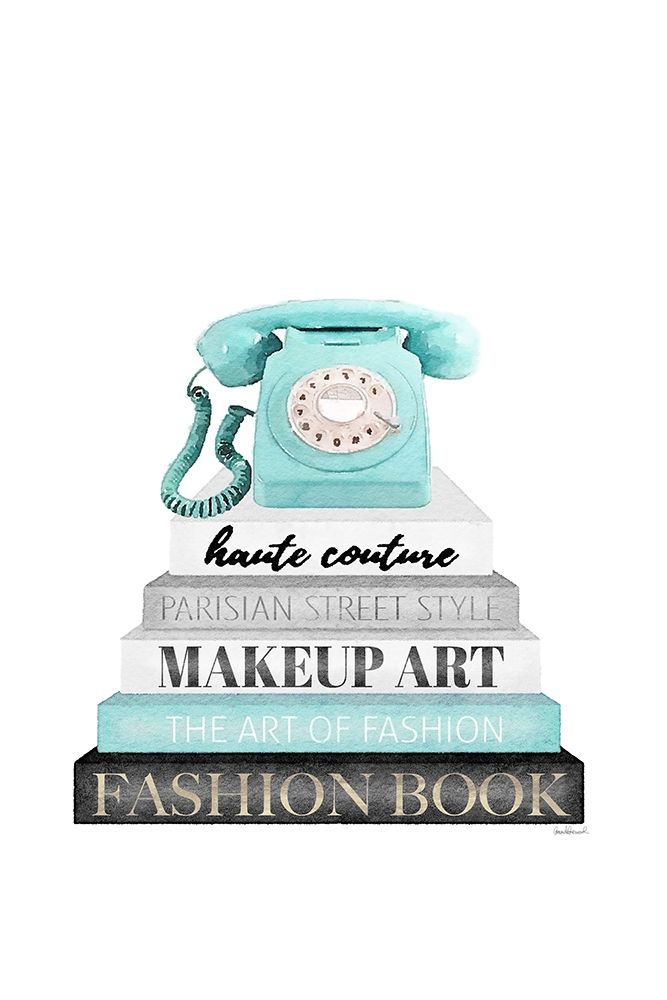Telephone Bookstack  III art print by Amanda Greenwood for $57.95 CAD