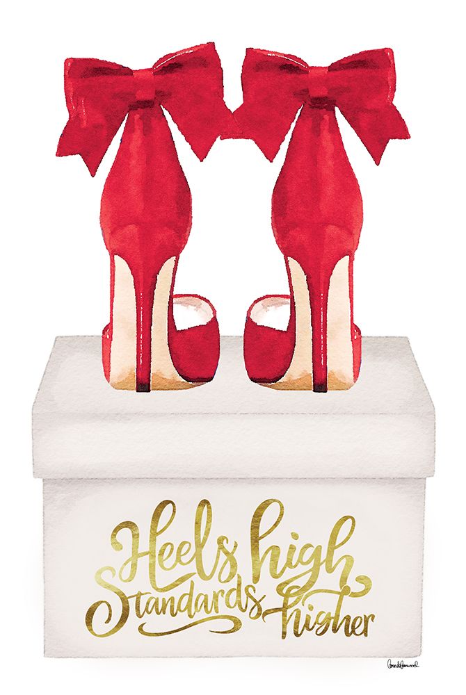 High Rise - Red and Gold art print by Amanda Greenwood for $57.95 CAD