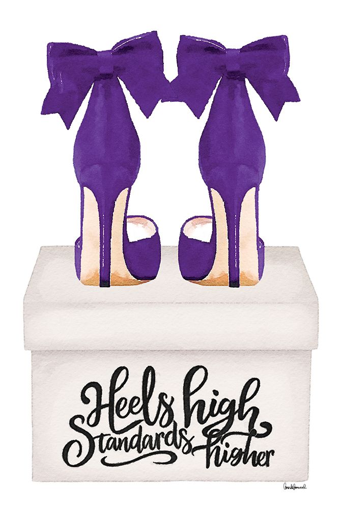 High Rise- Purple art print by Amanda Greenwood for $57.95 CAD