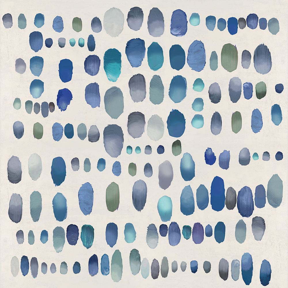 Playful Blue and Green II art print by Angela Perry for $57.95 CAD