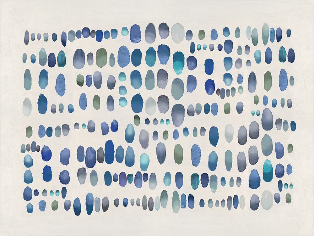 Playful Blue and Green III art print by Angela Perry for $57.95 CAD