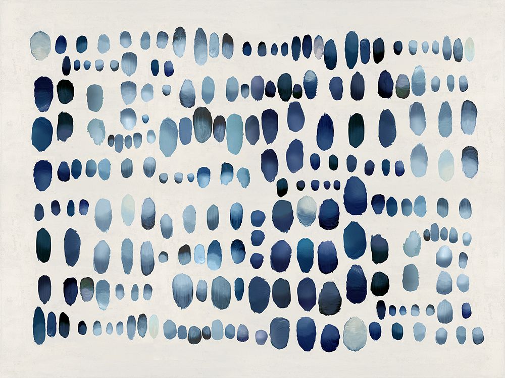 Playful Blue III art print by Angela Perry for $57.95 CAD