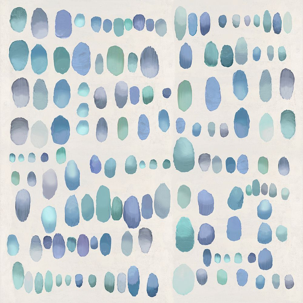 Playful Green and Purple I art print by Angela Perry for $57.95 CAD
