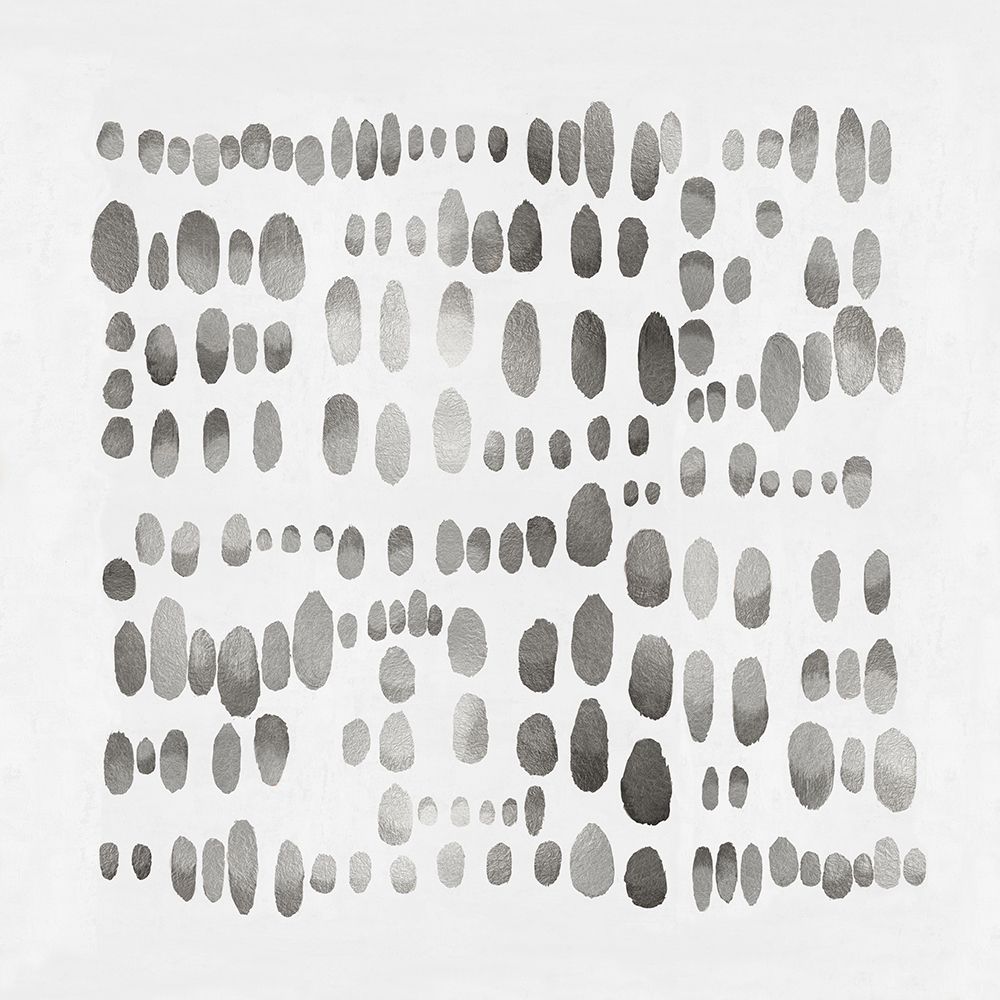 Playful Silver I art print by Angela Perry for $57.95 CAD