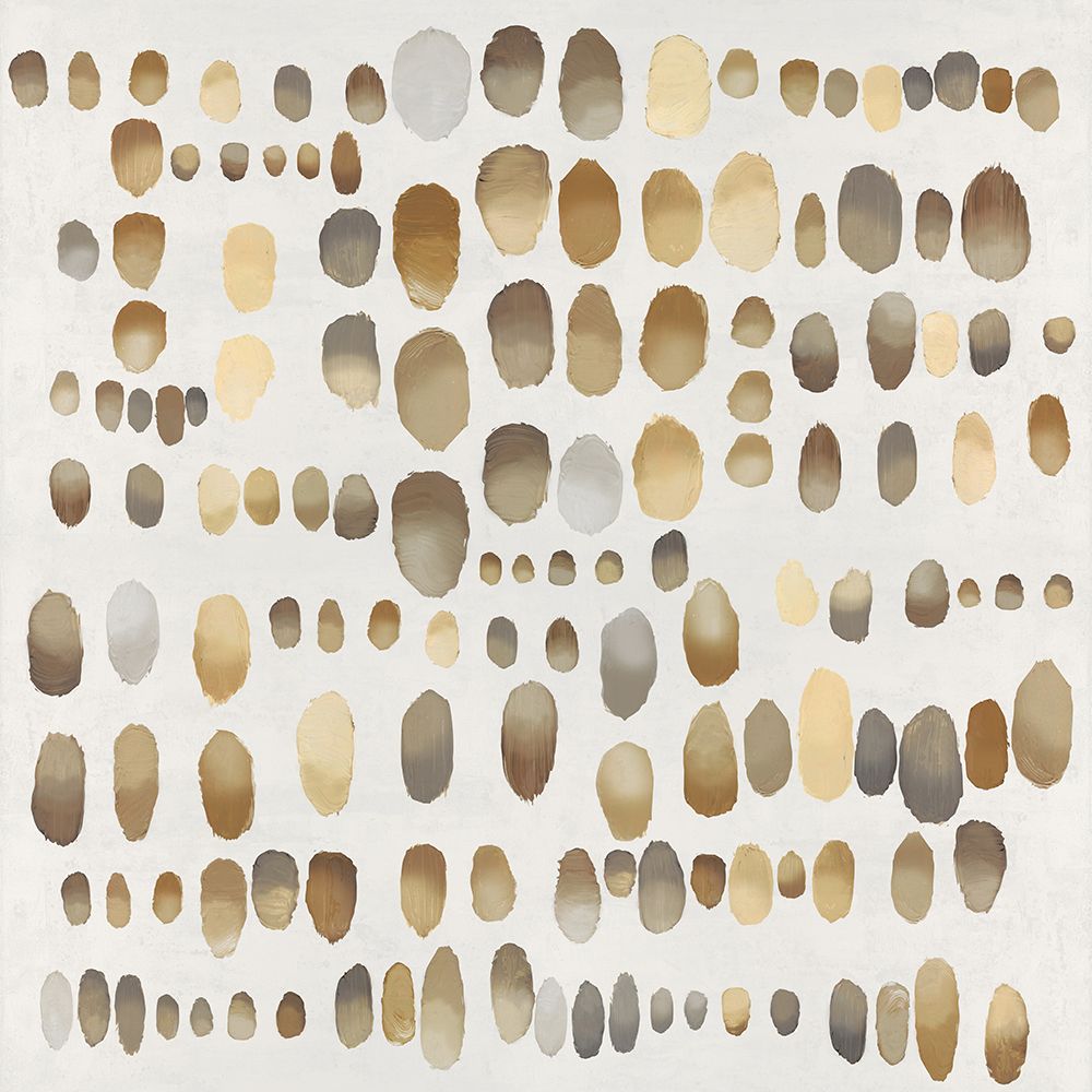 Playful Tan and Cream II art print by Angela Perry for $57.95 CAD