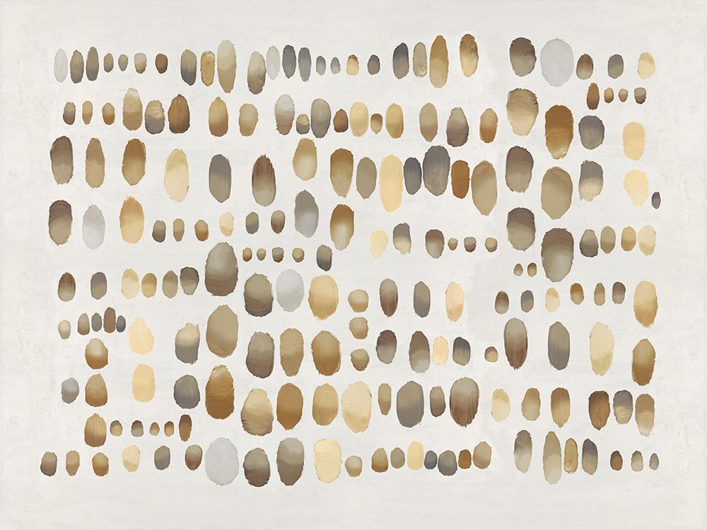 Playful Tan and Cream III art print by Angela Perry for $57.95 CAD