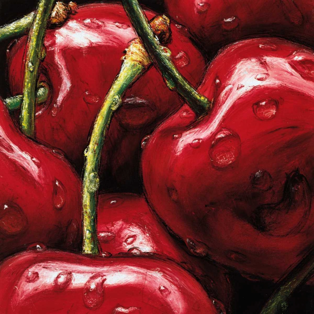 Cherries art print by Alma Ch for $57.95 CAD