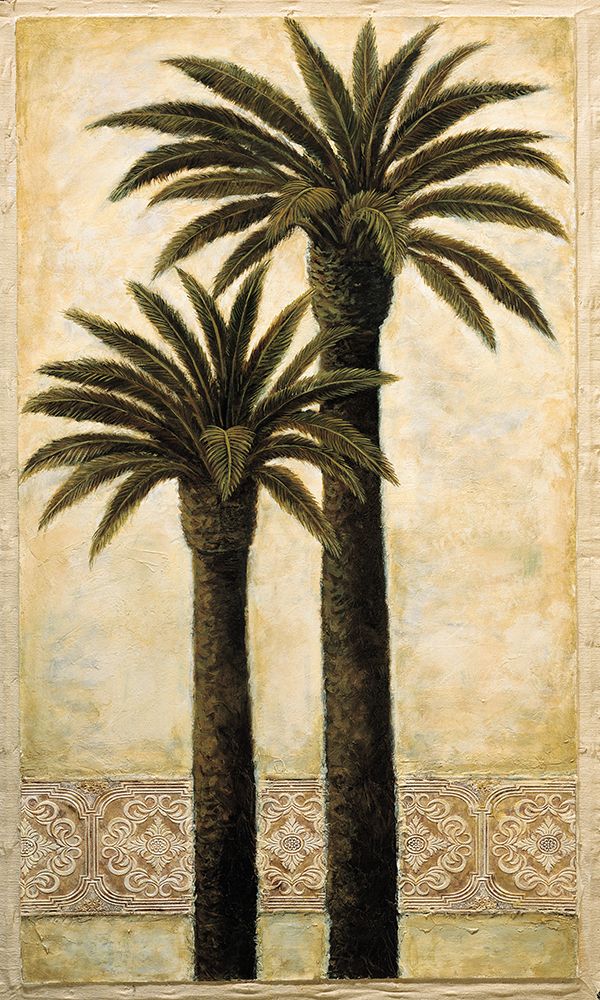Silhouette Palms II art print by Andre Mazo for $57.95 CAD
